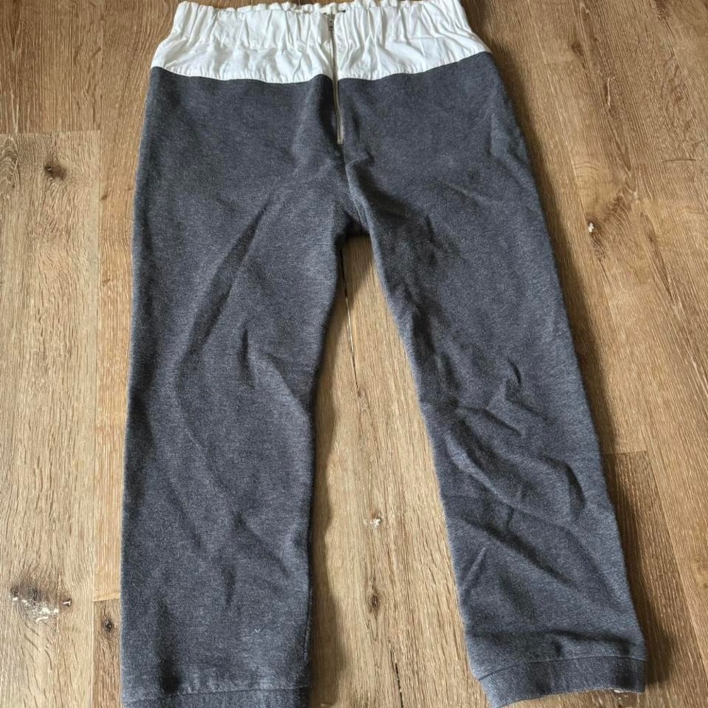 Marni Gray with White Waistband Capri Joggers Summer Edition 2014 Size 38